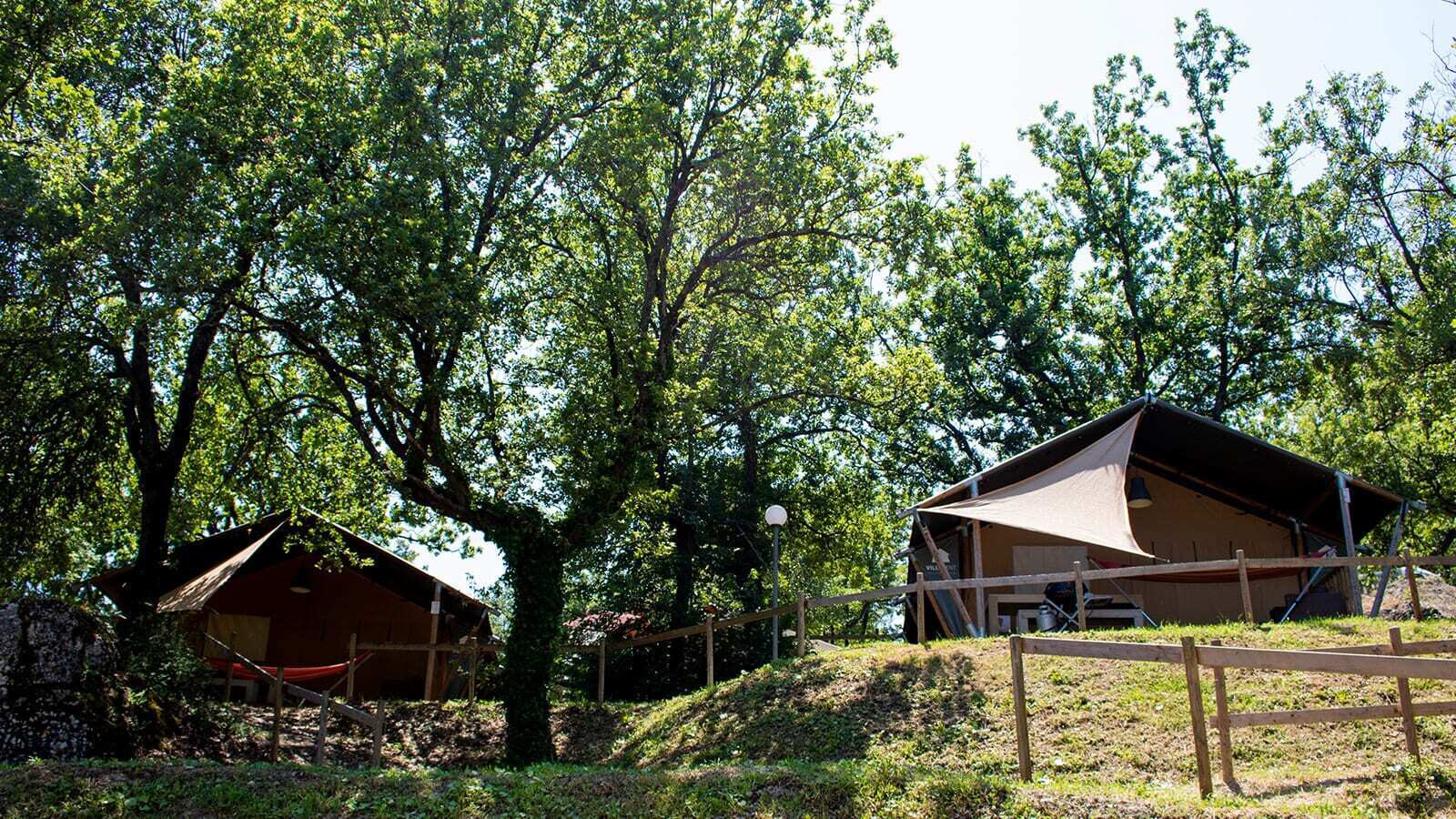 5-person glamping tent in San Marino