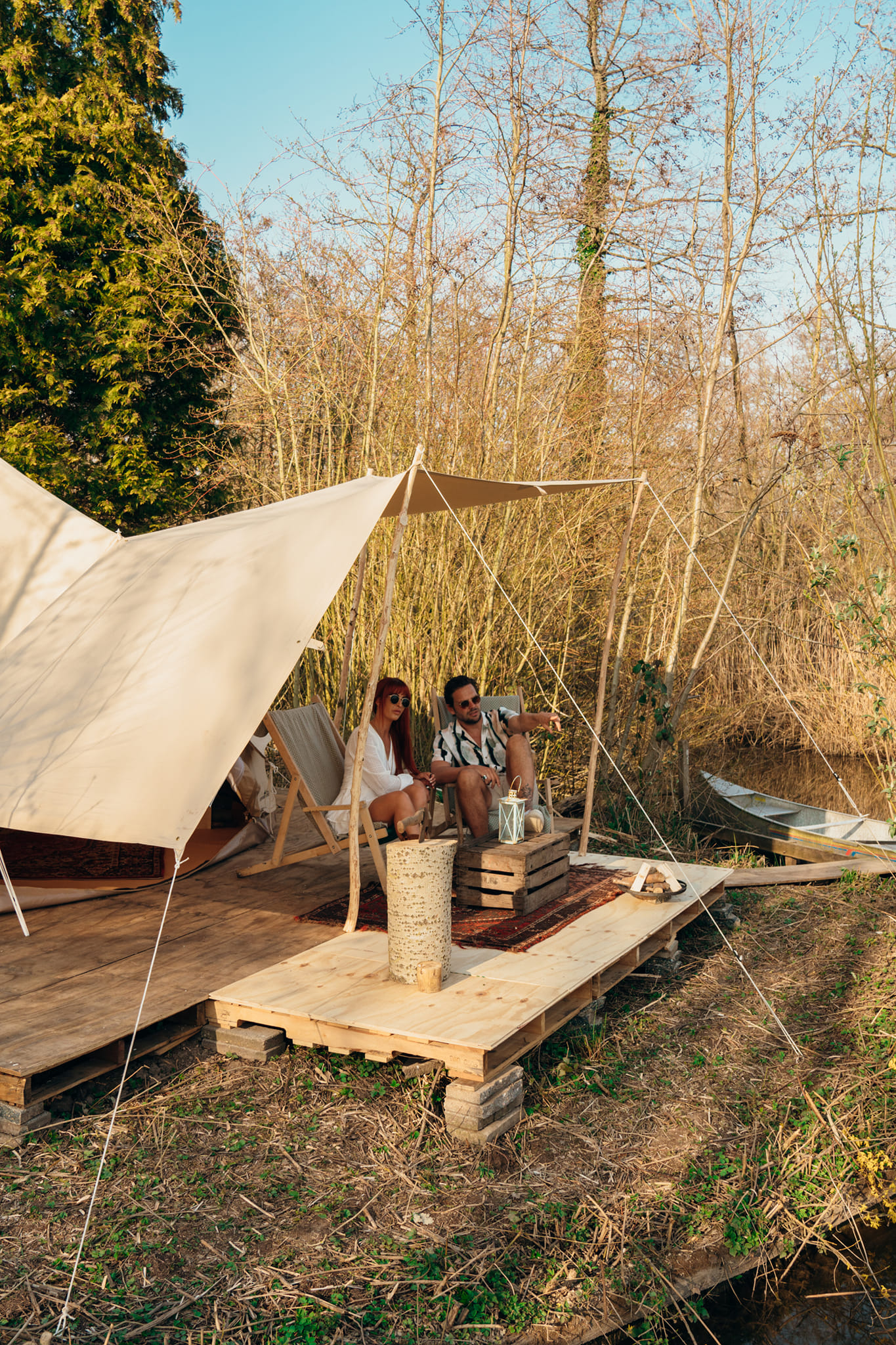 Tipi am Wasser mit u.a. Yoga-Workshops