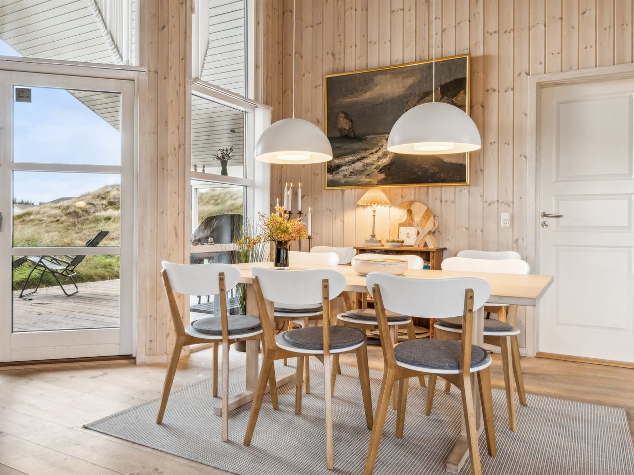 Dune house with sauna