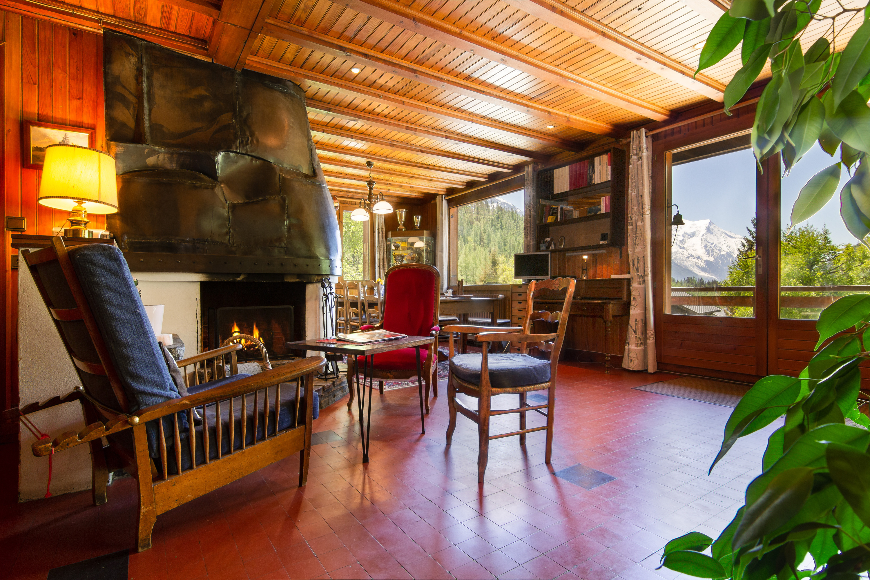 Group accommodation with beautiful view and sauna