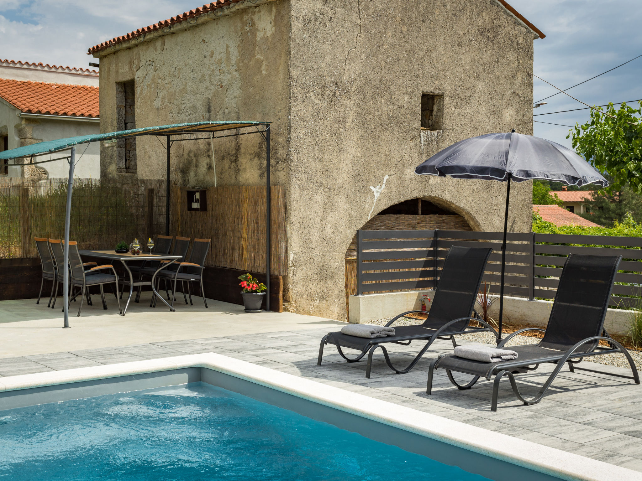 Maison de vacances avec belle piscine